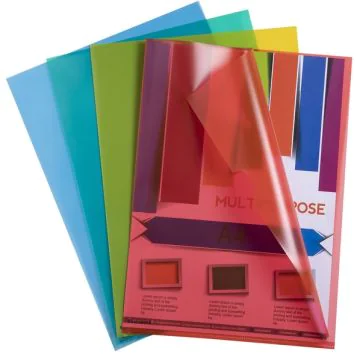 Pochettes à coins A4 - Assortiment : EXACOMPTA Lot de 100 image