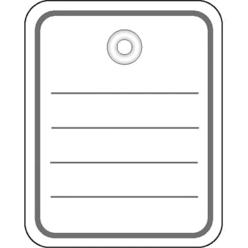 Etiquettes de prix à trou - 40 x 50 mm - Blanc HERMA Lot de 1000 