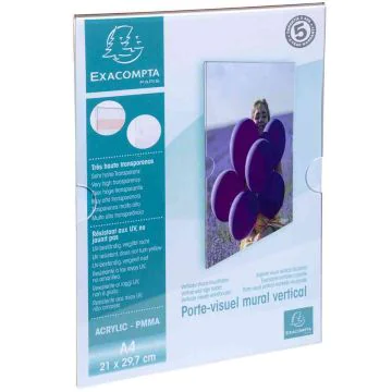 Pochette d'affichage - Vertical - A4 - Cristal : EXACOMPTA Office image