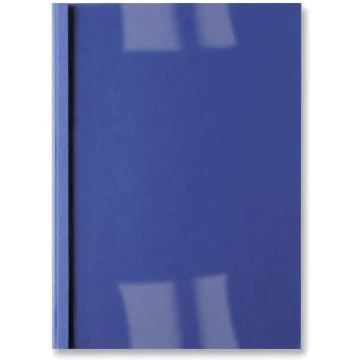 Chemises Thermo relieuse - 15-30 feuilles A4 - Bleu foncé : GBC ThermaBind Business Line Lot de 100 Modèle