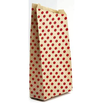 Pochette d'emballage en papier kraft - 210 x 370 mm - Pois CLAIREFONTAINE
