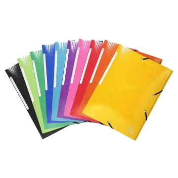 Photo Chemise à élastiques 3 rabats - Assortiment EXACOMPTA Iderama