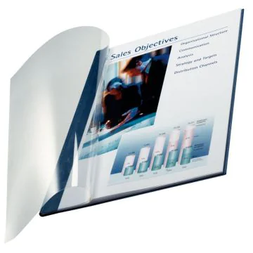 Photo LEITZ 7399-00-35 Chemise pour thermorelieuse A4 - 36-70 feuilles - Bleu