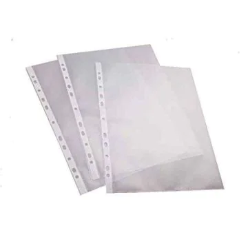 Photo Lot de 100 Pochettes perforées en PP 0,15 mm - A4 PRO-Office