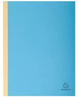 EXACOMPTA Chemises à soufflet dos toilé - Bleu (Papier recyclé)